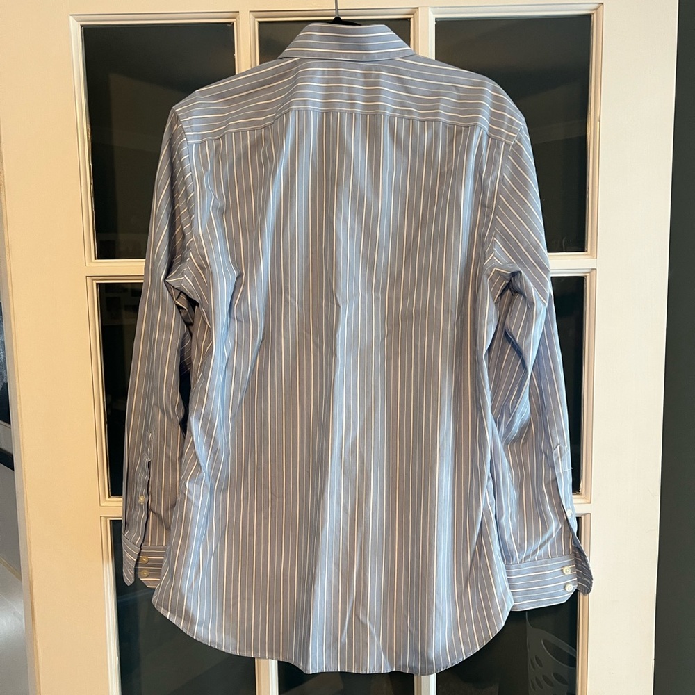 Banana republic, blue striped button down shirt - Picture 7 of 7